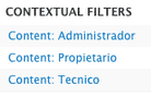Filtros contextuales en vistas con operador OR en Drupal 7
