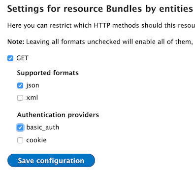 restui bundle entities settings