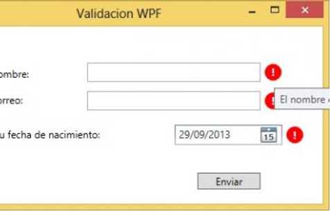 Cómo crear un ValidationSummary en WPF